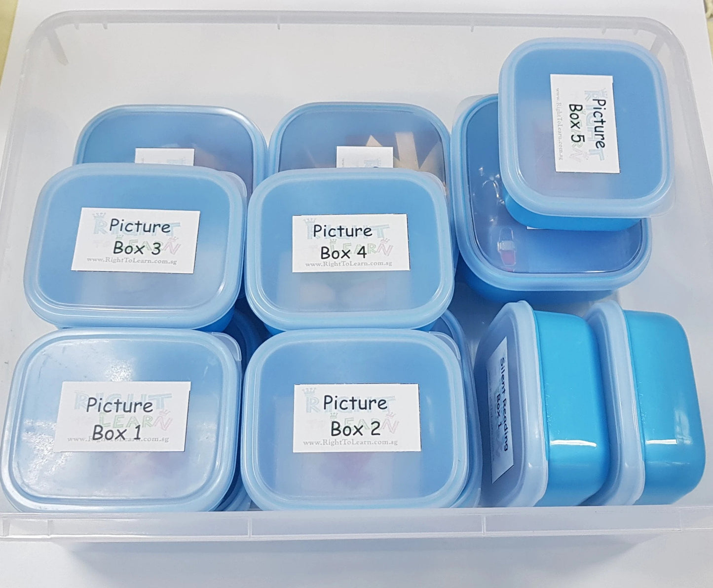 Montessori Blue Scheme - Phonics- Complete set of Reading Kit - 2