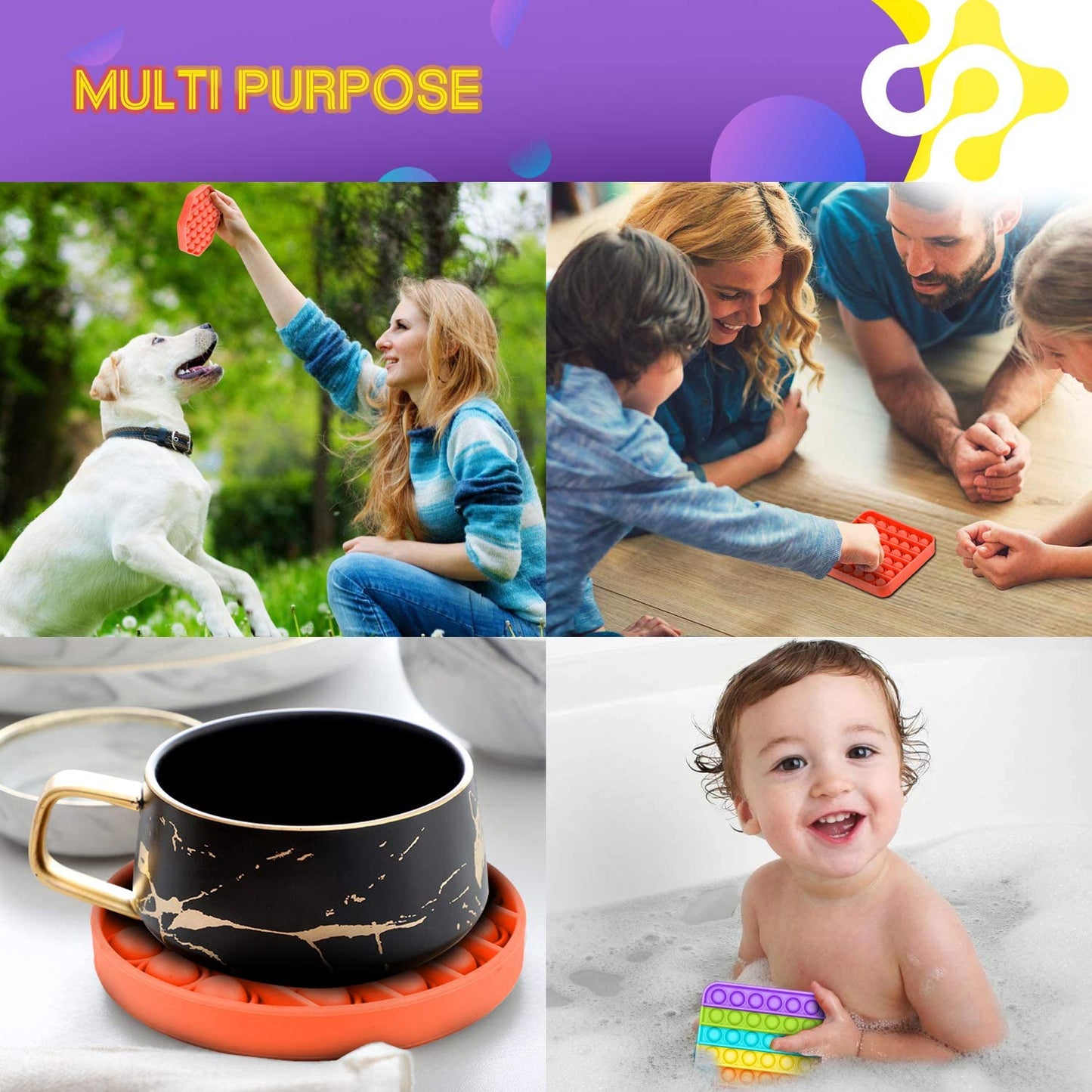 Push Pop Bubble - Stress Reliever Sensory Toy – Anti-Anxiety Bubble Game