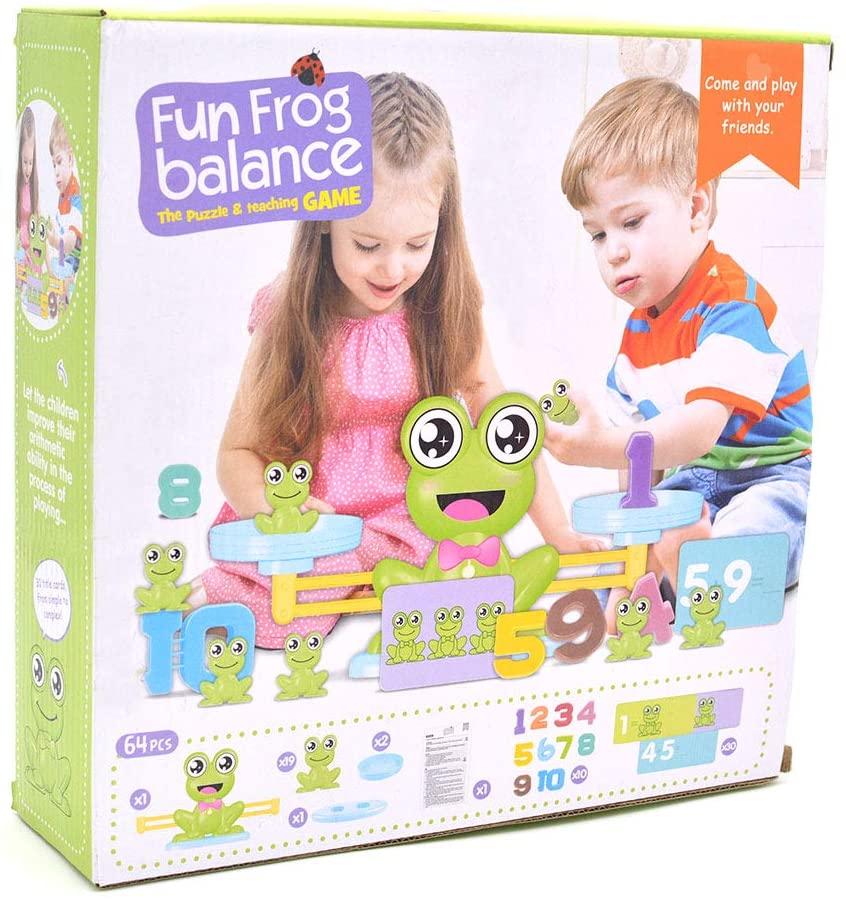 Fun Frog Balance - Educational Math Counting Game