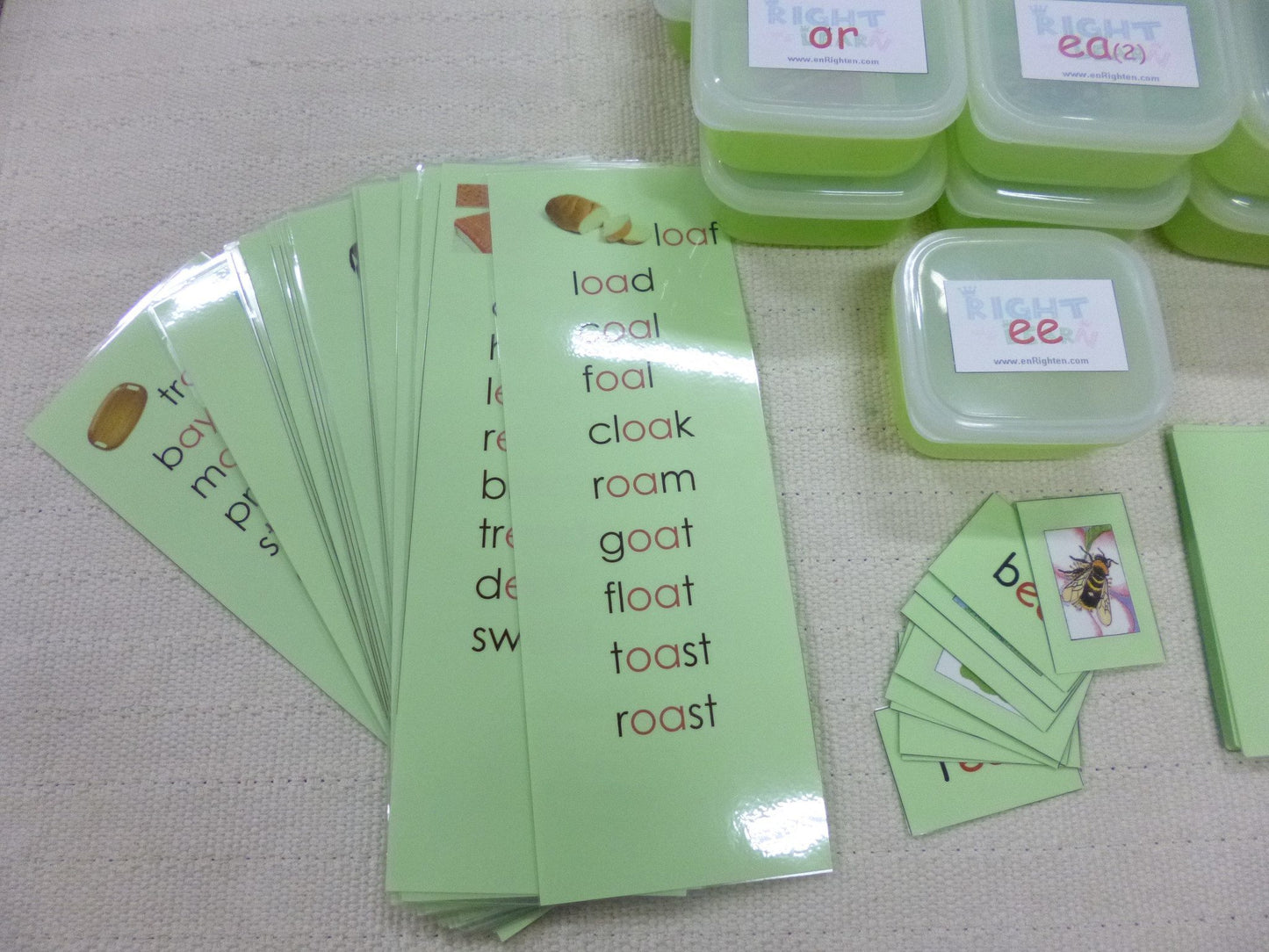 Montessori GREEN Scheme - Phonics - Complete set of Reading Kit-3