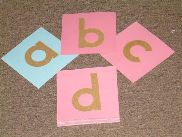 Sandpaper Alphabet - Lowercase Letters