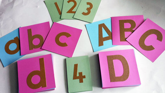 Sandpaper Alphabet and Numbers Package