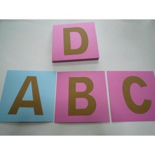 Sandpaper Alphabet - Uppercase Letters